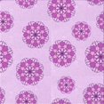 thumbnail image 1 of Ahgly Tapis d'Intérieur Lavable en Machine Carré Transitionnel Fleur Rose, 6 Pieds Carré, 1 of 7