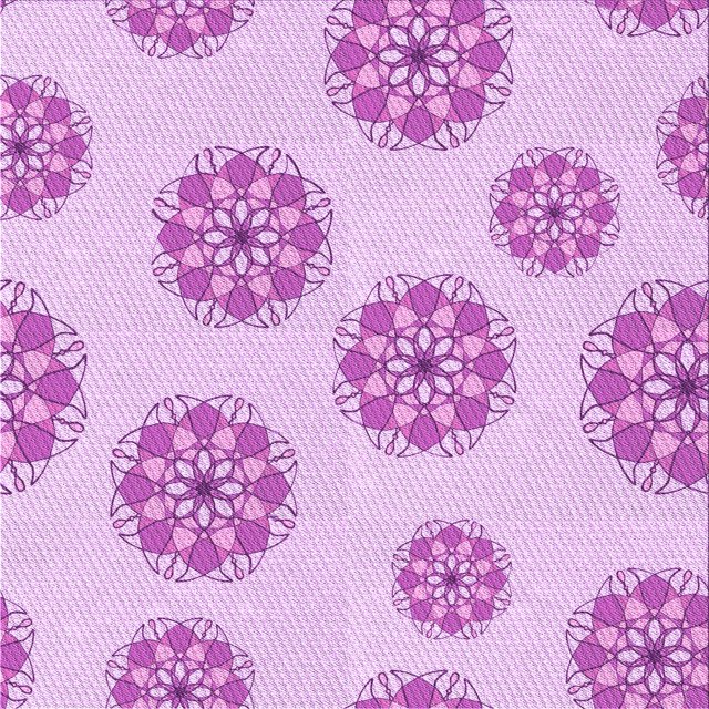 Ahgly Tapis d'Intérieur Lavable en Machine Carré Transitionnel Fleur Rose, 6 Pieds Carré