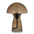 thumbnail image 1 of Bouclair Brown Glass Mushroom Table Lamp, 1 of 10