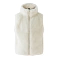 thumbnail image 1 of MeetoTime Girls Boys Zipper Up Vest Warm Soft Fleece Outerwear Jacket with Pockets 3-8 Years, 1 of 7