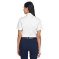 thumbnail image 2 of Harriton Ladies' Easy Blendâ„¢ Short-Sleeve Twill Shirt with Stain-Release, 2 of 3