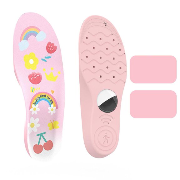 Semelles pour Étui d'Appareil GPS Caché pour Enfants, Semelle de Positionnement en Cas de Perte, Adultes, Dessin Animé