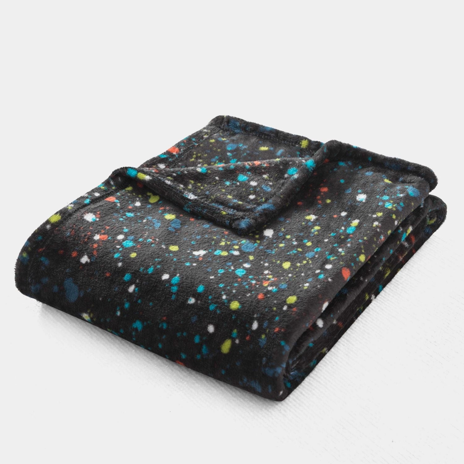 Mainstays Kids Couverture Jetée en Peluche Éclaboussures