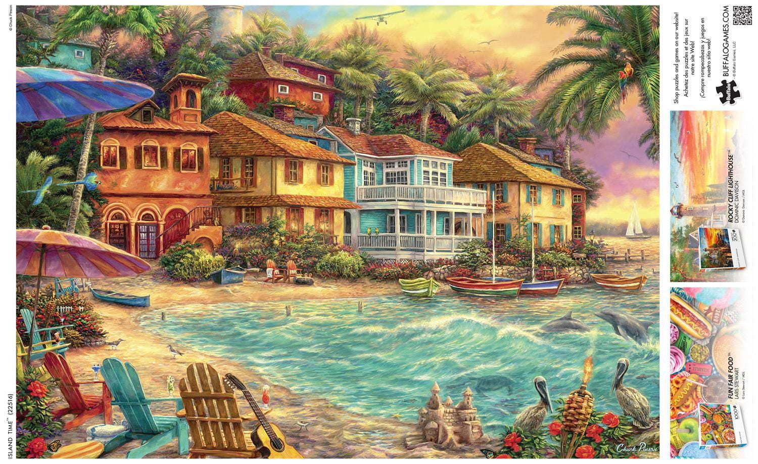 Buffalo Games - Le puzzle Chuck Pinson - Island Time - en 300 pièces