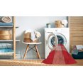 thumbnail image 2 of Ahgly Company Tapis d'Intérieur Lavable en Machine Carré Rouge Transitionnel, 7 Pieds Carré, 2 of 7