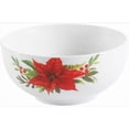 thumbnail image 2 of Gibson Home Magic Poinsettia 16 Piece Dinnerware Set, Fine Ceramic, 2 of 5