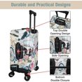 thumbnail image 4 of Luggage Cover Protector Travel Suitcase Covers Protective Skin for Carry On Baggage Fit 18-20 Inch Luggage, 4 of 5