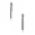 thumbnail image 1 of Oleegame 2PC Stainless Steel Lemon Shaper Lemon Shaper Lemon Peeler Fruit Peeler Silver, 1 of 9