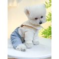 thumbnail image 4 of 1pc Pet Clothes For Small And Medium Dogs And Cats, Corduroy Comfortable And Cute Four-Legged Overalls, 4 of 4