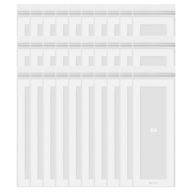 pdqouc 13" Long Freezer Bags Double Seal Reusable Produce Bag Easy Open Resealable Clear Plastic Bags for Carrot Spaghetti and Asparagus Storage (30 Count)