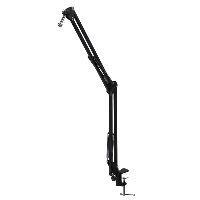 Support de Bras de Ciseaux de Microphone 75cm de Haut Perche de Table Mic Suspension pour Support de Microphone Bleu Yéti Pro USB