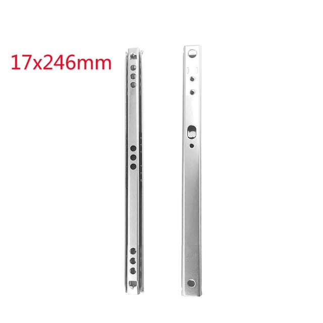 Fridja New Drawer Runners Groove Ball Bearing 17mm All Sizes