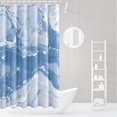 thumbnail image 3 of KSEERBABALL Blue Marble Shower Curtain, 72" x 72" Waterproof, 3 of 5