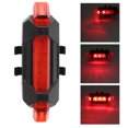 thumbnail image 1 of Bicycle Rear Tail Warning Light, Waterproof USB 918 Rechargeable Bicycle Tail Light  for Students for Jogging for Strollers White,Red,Blue, 1 of 7