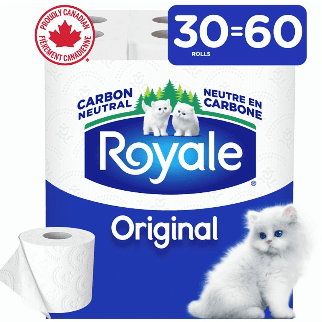 Original Toilet Paper, 30 Equal 60 Rolls, 242 Bathroom Tissues per roll