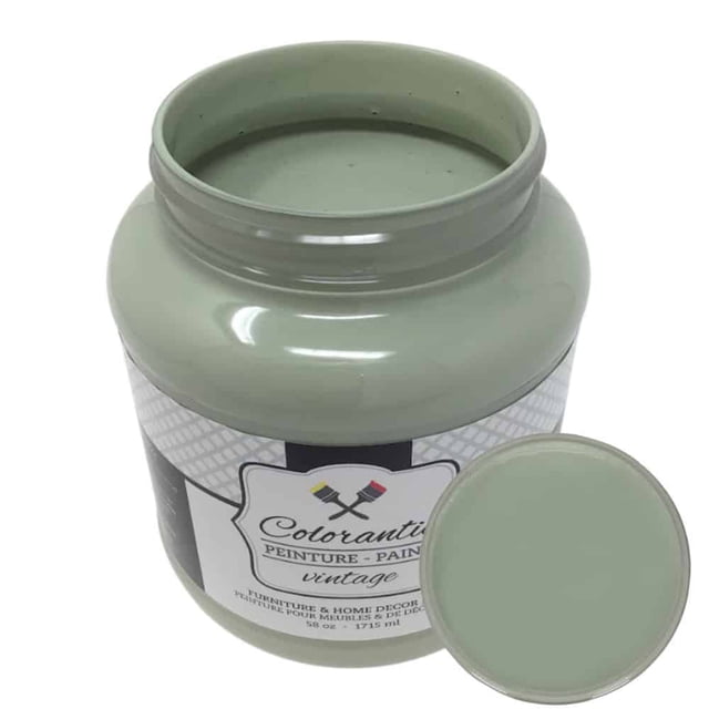 Colorantic | SAGE Chalk Paint Based for Furniture DIY - SOFT LIGHT GREEN - 58 oz