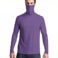 thumbnail image 4 of Ovbmpzd Hauts Violets pour Femmes Manches Longues Protection Solaire T-Shirts Unis Respirants Gilets pour Femmes P, 4 of 8