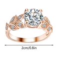 thumbnail image 4 of EGNMCR Rings Ladies Fashion Colorful Water Drop Oval Wedding Rings Gift Rings 1pc Ring Ladies, 4 of 4