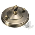 thumbnail image 1 of Milaget Ceiling Rose Hook Plate Ceiling Lamp Bases Living Room Chandelier Part Lamp Base bronze, 1 of 7