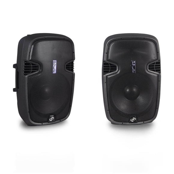 Pyle PPHP155ST Système de Haut-Parleurs PA Bluetooth Portable de 1500 Watts avec Support et Micro