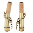 thumbnail image 1 of Saxophones Necks, Durable Portable Easy Installation Saxophone Neck 2Pcs  For Instrument Cyan Antique Brass, 1 of 8