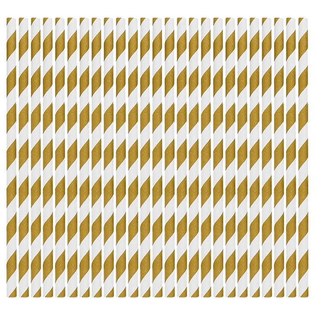 YHDSYY Big Sale! 100PCS Paper Straws Assorted Colors Striped Drinking Straws For Shakes Cocktail Coffee Clearance Sales Today Deals Prime