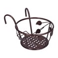 thumbnail image 4 of Panier Suspendu pour Fleurs Pot de Fleurs Vert Aneth Conteneurs de Balcon Support pour Rack Supports de Rampe Robustes, 4 of 7