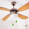 thumbnail image 4 of Unique Bargains Ceiling Fan Pull Chain Light Lighting Accessories Extension Ice Cracked Crystal Ball Pendant Green, 4 of 6