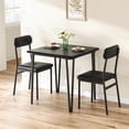 thumbnail image 4 of PIONEERWORKS 2025 New Dining Table Set for 2, 3 Piece Kitchen Table with 2 Upholstered Chairs for Kitchen Room and Small Spaces, 4 of 11