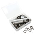 thumbnail image 2 of CRAFTMEMORE 1 Inch Hole 10 Sets Grommets Eyelets With Washers, Made Of  Brass For Leather, Tarp,, 2 of 8