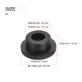 thumbnail image 2 of Unique Bargains Support à Oeillets en Caoutchouc Dia 29/32 Pieds (23 mm) Rond Type T pour Protection de Fil, Lot de 4, 2 of 5