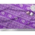 thumbnail image 2 of Soimoi Moss Georgette Fabric Aztec & Tribal Elephant Animal Fabric Prints By Yard 42 Inch Wide, 2 of 3