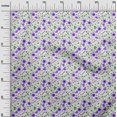 thumbnail image 3 of oneOone Tissu Flex Coton Violet Floral Matériel de Robe Tissu Imprimé Tissu au Mètre 40 Pouces de Large, 3 of 5