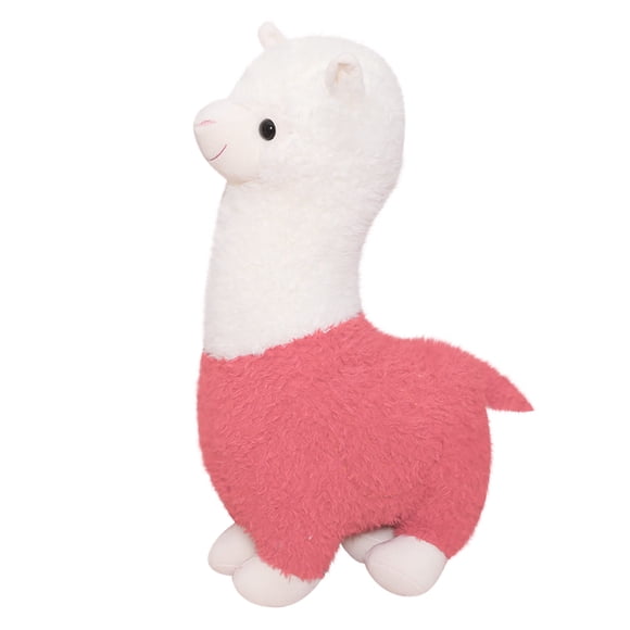 Pink Fluffy Stuffed Plush Doll 11 Inch Snuggle Toy For Children Bedroom Decor Birthday Present