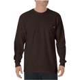 thumbnail image 1 of Dickies T-Shirt à Manches Longues pour Homme, Col Ras du Cou, Poids Lourd, XT, Brun Chocolat, 1 of 2