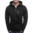thumbnail image 1 of Winter Splice Tops Sleeve Large Tall Jacket Men Blouse Men's with Zip Den Jacket Cap Long Sweater Men's Matching Windbreakers for Couples Coats Jackets, 1 of 7
