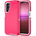 thumbnail image 1 of Petocase for Samsung Galaxy A15 5G Case,Shockproof Dust/Drop Proof 3-Layer Protection [Without Screen Protector] Rugged Heavy Duty Durable Cover Case,Pink/White, 1 of 7