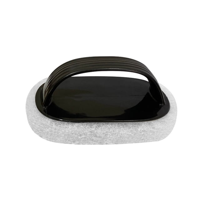 Brosse à Récurer pour Baignoire Robuste avec Long Manche et Brosse de Nettoyage Extra Résistante pour Taches Tenaces – Construction en ABS Durable, Bande Effaceur à Prise Ergonomique, Tampon à Récurer pour Nettoyage en Profondeur