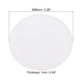 thumbnail image 2 of Unique Bargains Doublure de Couvercle en Mousse 58mm/2.26 Pouces, 100 Pcs Résistant à la Pression Sensible Blanc Rouge, 2 of 7