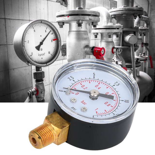 Mechanical Pressure Gauge Air Tightness 1/8inch BSPT Bottom Connection Air