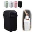 thumbnail image 2 of EDFBUYKRS Larger Kitchen Can Swing Top Garbage Buckets Covered Kitchen Living Room Can Flip Sundries To Store Buckets, 2 of 4