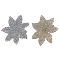 thumbnail image 1 of Glitter Poinsettia Clip - Set of 12, 1 of 3