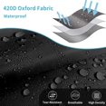 thumbnail image 4 of Gkeoshab Home Textile Storage Storage case Cloth Dartboard Storage Bag Rainproof Outdoor Dartboard Protective Case Dartboard Bag Outdoor And Indoor Dartboard Cover Indoor Protector 61x8cm, 4 of 7
