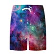 thumbnail image 3 of Diufon Men's Athletic Shorts Cotton Linen Drawstring Waisted Outdoor Sport Shorts Spring Summer Shorts with Pockets, 3 of 4