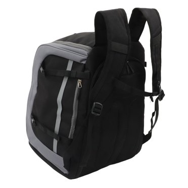 Ski Boot Bag, Snowboard Backpack Black Gray Widely Used 65L  For Camping