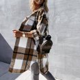 thumbnail image 4 of FcBaudy Blouses pour Femmes, Blouse & Chemise à Manches Longues Col Rabattu, Chemises pour Femmes Mode Femme Manches Longues Ouvert devant Ample Imprimé Blouse Manteau Hauts Blouse Femmes Blouse, 4 of 9