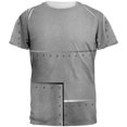 thumbnail image 1 of Halloween Robot Rivets Costume Steel All Over Mens T Shirt, 1 of 1