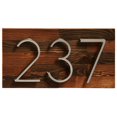 thumbnail image 1 of Plaque d'adresse petite PRO-DF en bois rustique,, 1 of 3