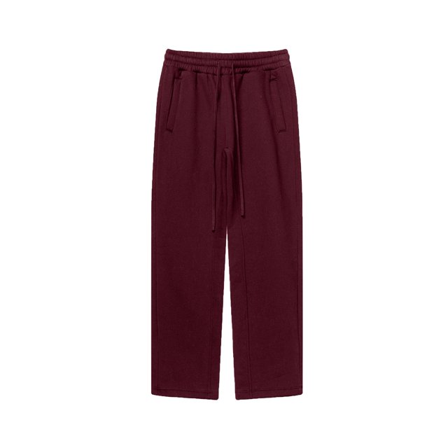 RKSTN Mens Pants Solid Color Casual Straight Leg Pants Full Length Pants Soft Comfortable Workout Pants