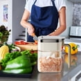 thumbnail image 1 of Vaidha Glass Seasoning Boxes-Seasoning Glass Containers Food Storage Bowl 380ml Container Sugar Bowl Food Grade Airtight Seasoning Glass Container Cassette Lid, 1 of 7
